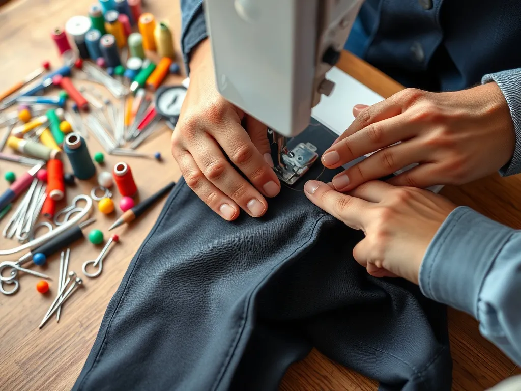 Jak szybko zwęzić spodnie w pasie?