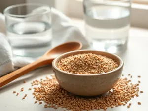 Maseczka z siemienia lnianego na zmarszczki – krok po kroku