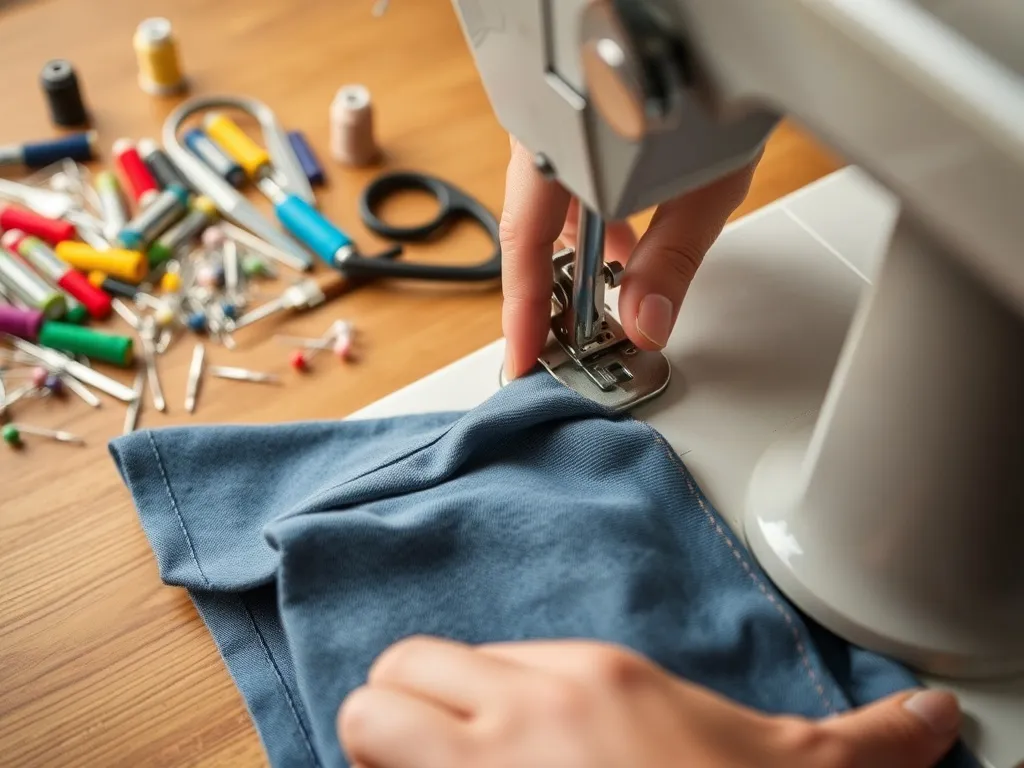 Jak skrócić spodnie dzwony?